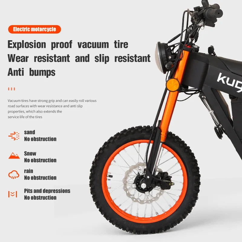      【Kugoo Wish 01】Official 1500W*2 Power Electric Dirt Bike