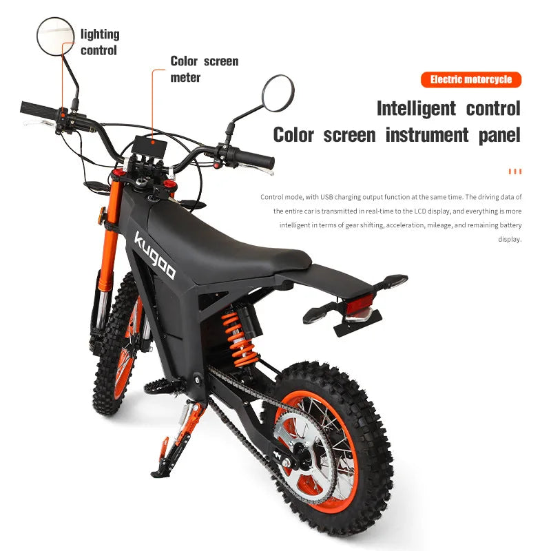      【Kugoo Wish 01】Official 1500W*2 Power Electric Dirt Bike