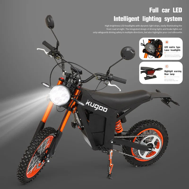      【Kugoo Wish 01】Official 1500W*2 Power Electric Dirt Bike
